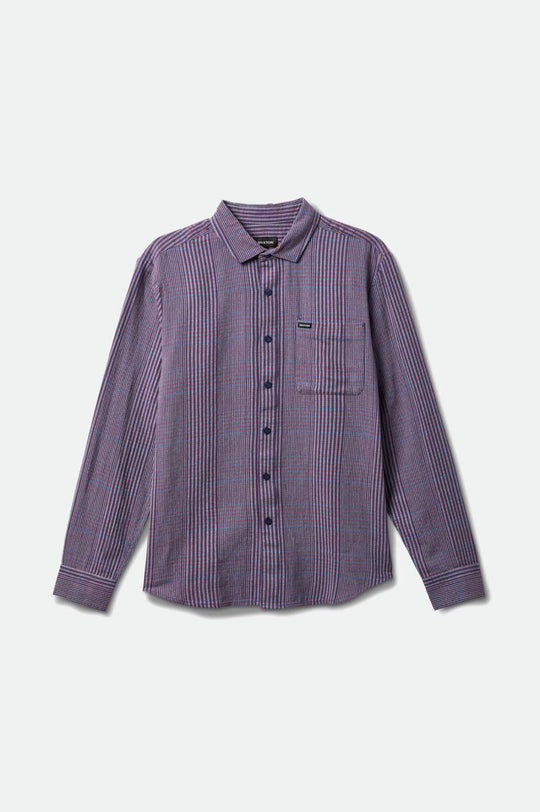 
       Brixton Bixby L/S Flannel - Island Berry/Pacific Blue/Canal Blue
     