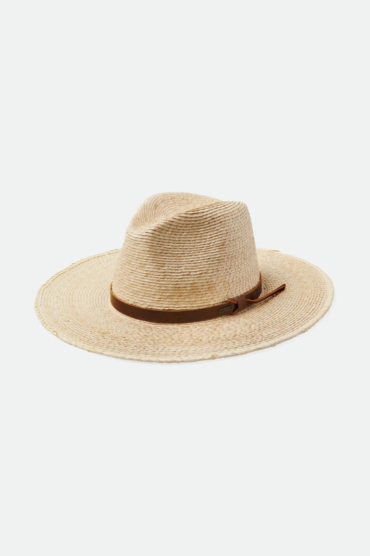 
       Brixton Unisex Field Proper Straw Hat - Natural/Brown | Main
     