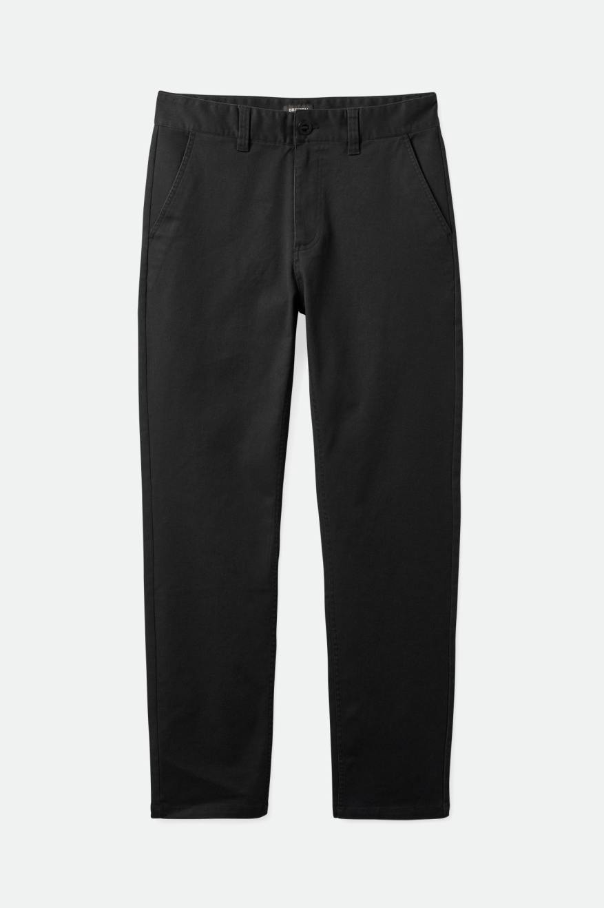 
       Brixton Men&#39;s Choice Chino Slim Pant - Black | Main
     