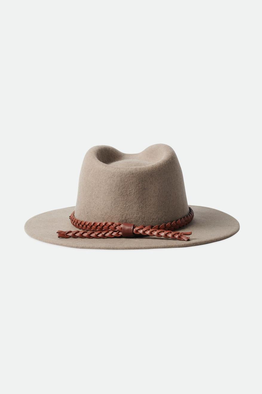 
       Brixton Messer Western Fedora - Heather Natural
     