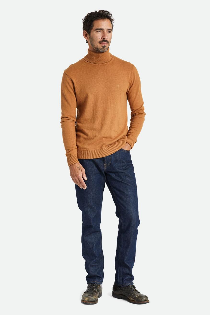 
       Brixton Reserve Cashmere L/S Turtleneck - Lion
     