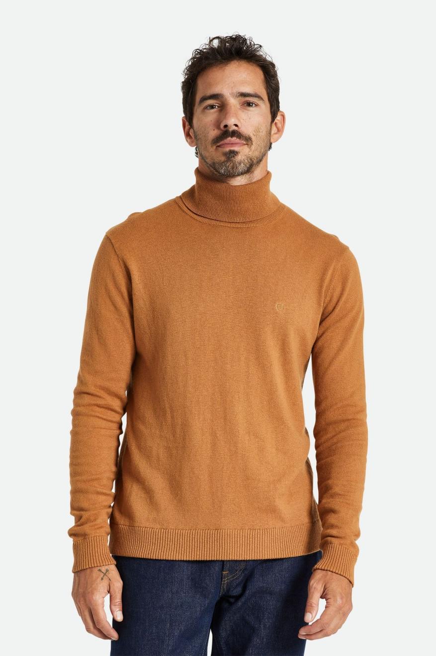 
       Brixton Reserve Cashmere L/S Turtleneck - Lion
     