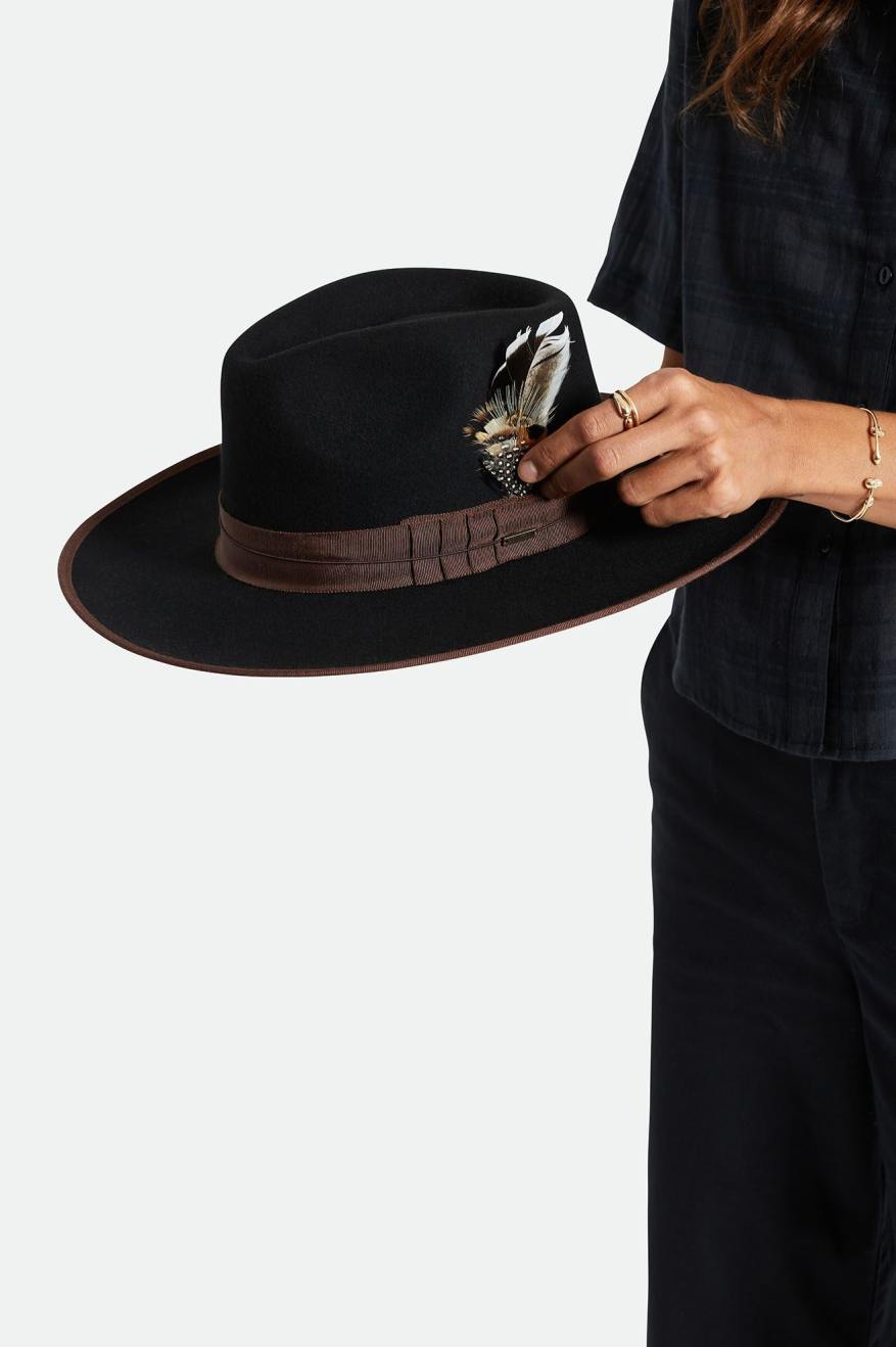 
       Brixton Hat Feather - Bison/Mojave/Burnt Orange
     