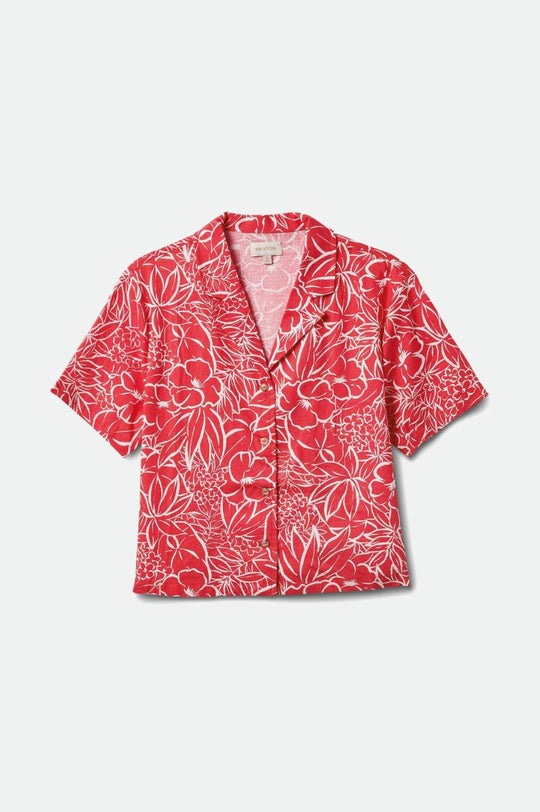 
       Brixton Indo Linen S/S Woven - Aloha Red
     