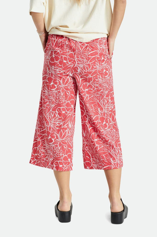 
       Brixton Indo Linen Wide Leg Pant - Aloha Red
     