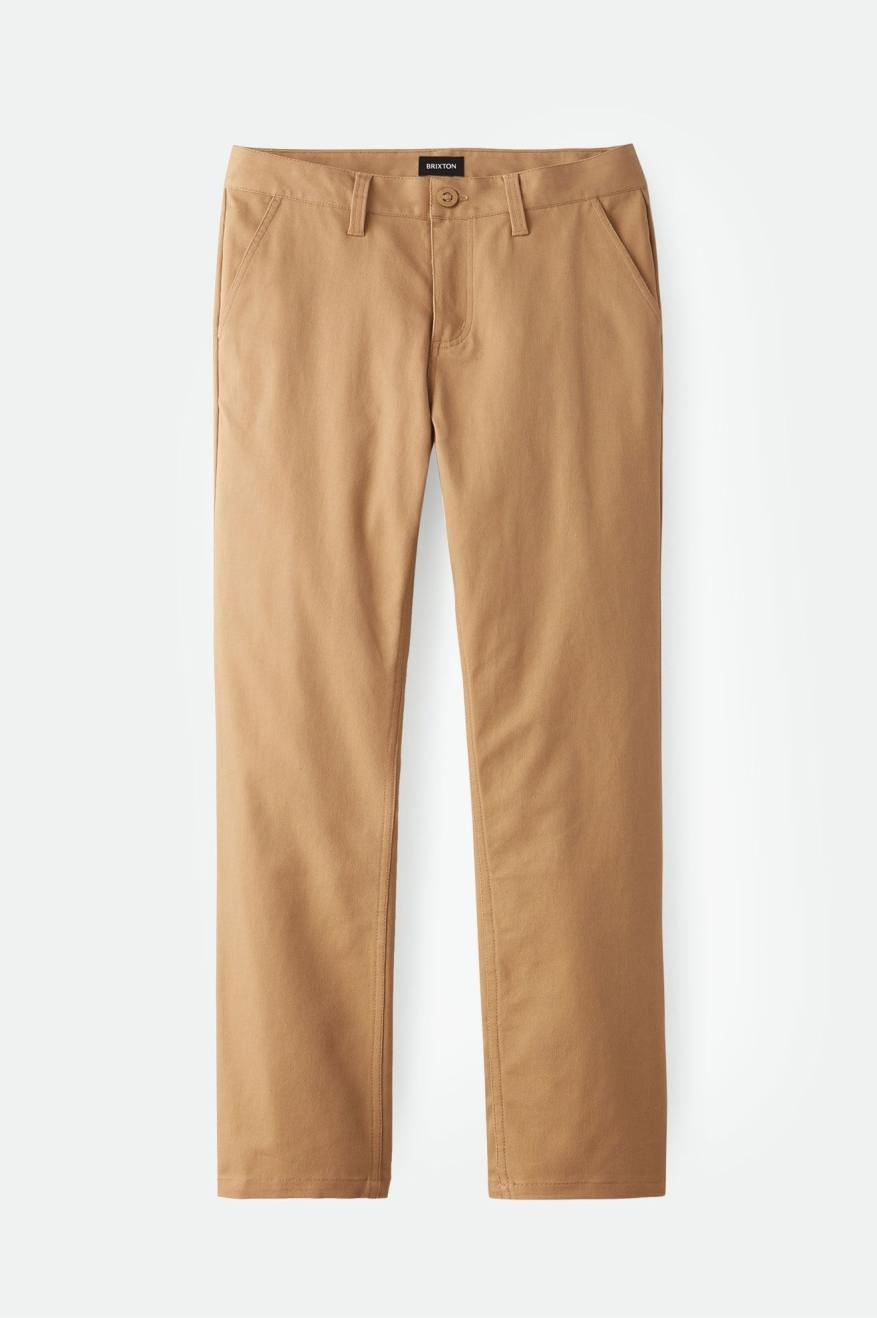 
       Brixton Men&#39;s Choice Chino Regular Pant - Khaki | Main
     