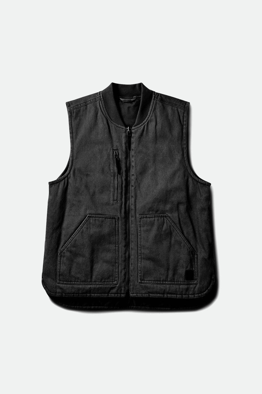 
       Brixton Abraham Reversible Vest - Black/Black
     