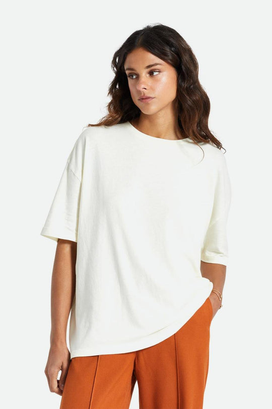 
       Brixton Oversized Boyfriend Tee - Dove
     