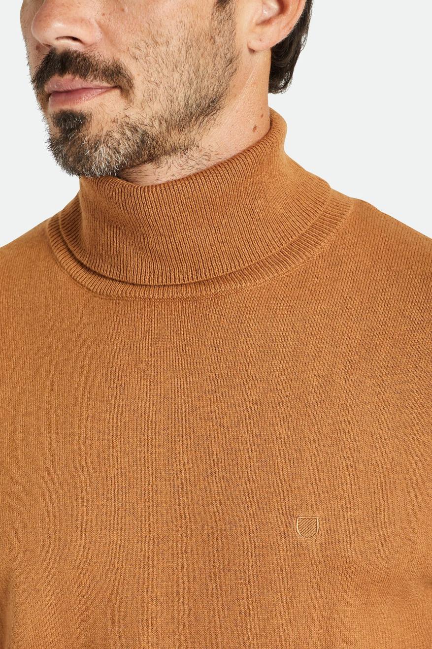 
       Brixton Reserve Cashmere L/S Turtleneck - Lion
     