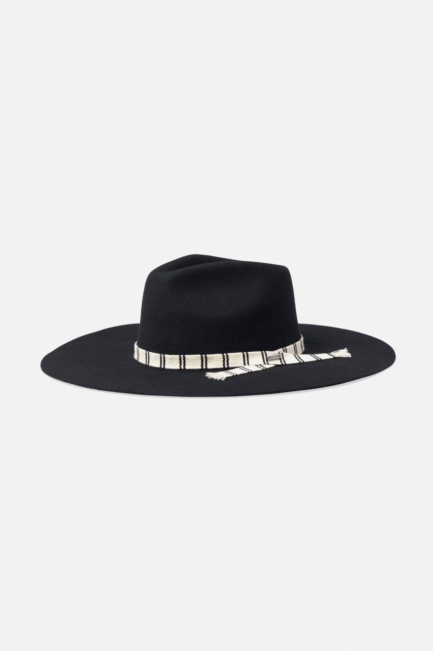 
       Brixton Leigh Felt Fedora - Black
     