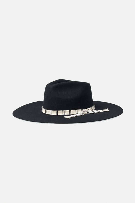 
       Brixton Leigh Felt Fedora - Black
     