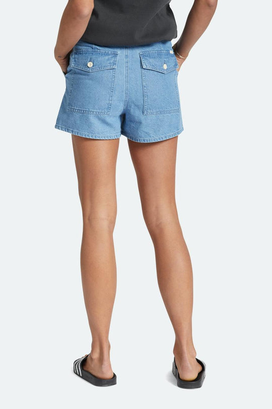 
       Brixton Vancouver Short - Faded Indigo
     