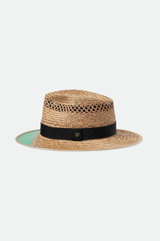 
       Brixton Hunter Straw Fedora - Tan
     