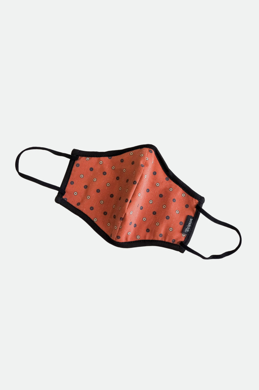 Unisex Antimicrobial 4-Way Stretch Face Mask - Polka - Front Side