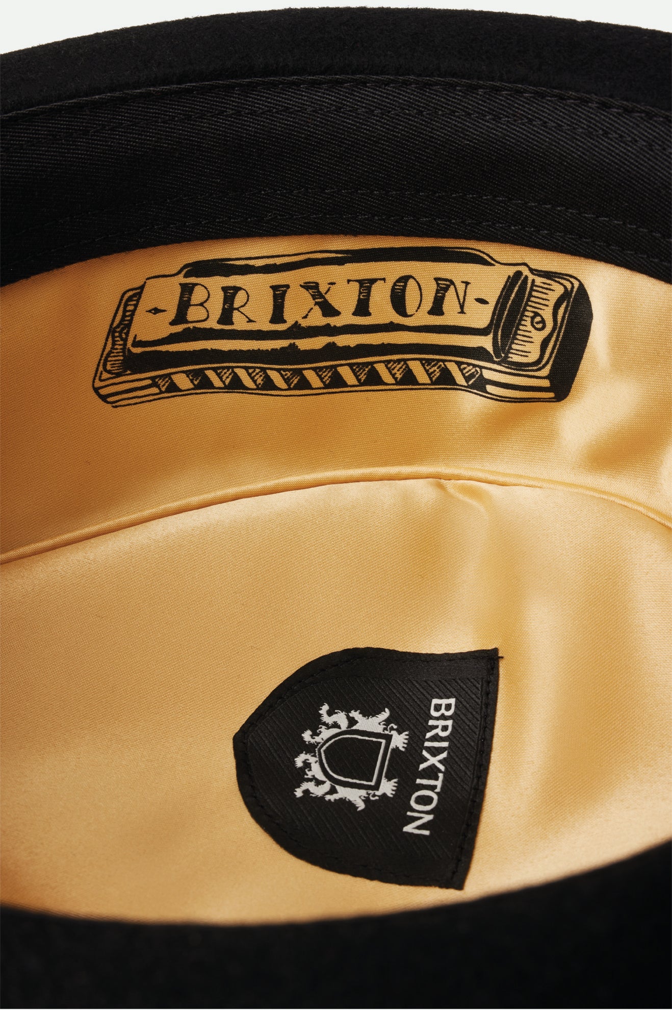 Unisex Stout Pork Pie - Black/Black - Additional Laydown 1