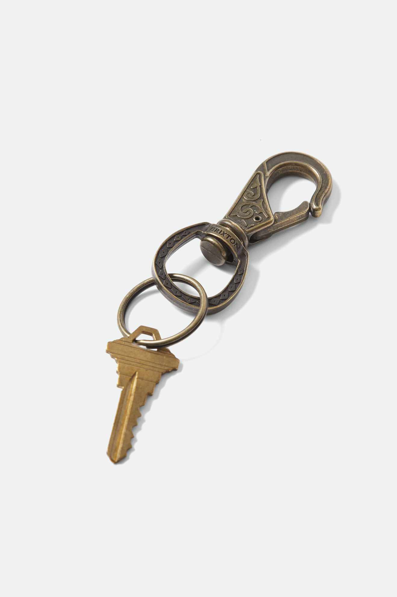 
       Brixton Scroll Keychain - Antique Bronze
     