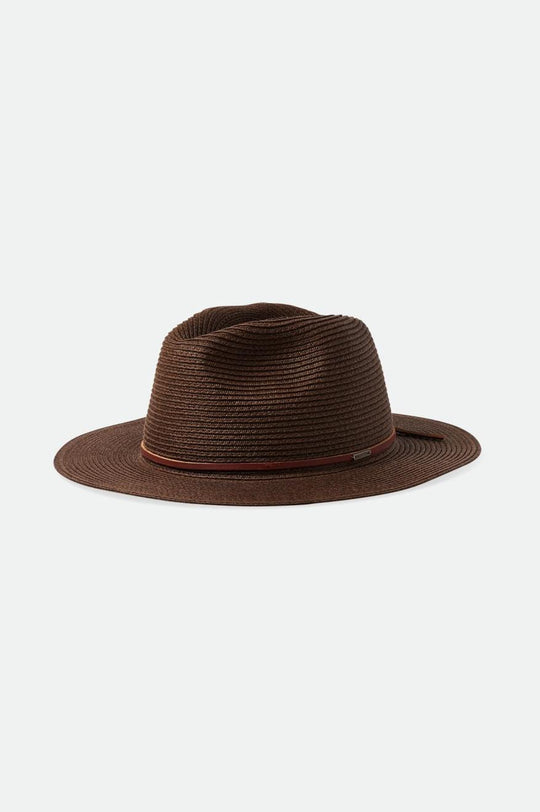 
       Brixton Wesley Straw Packable Fedora - Dark Earth
     