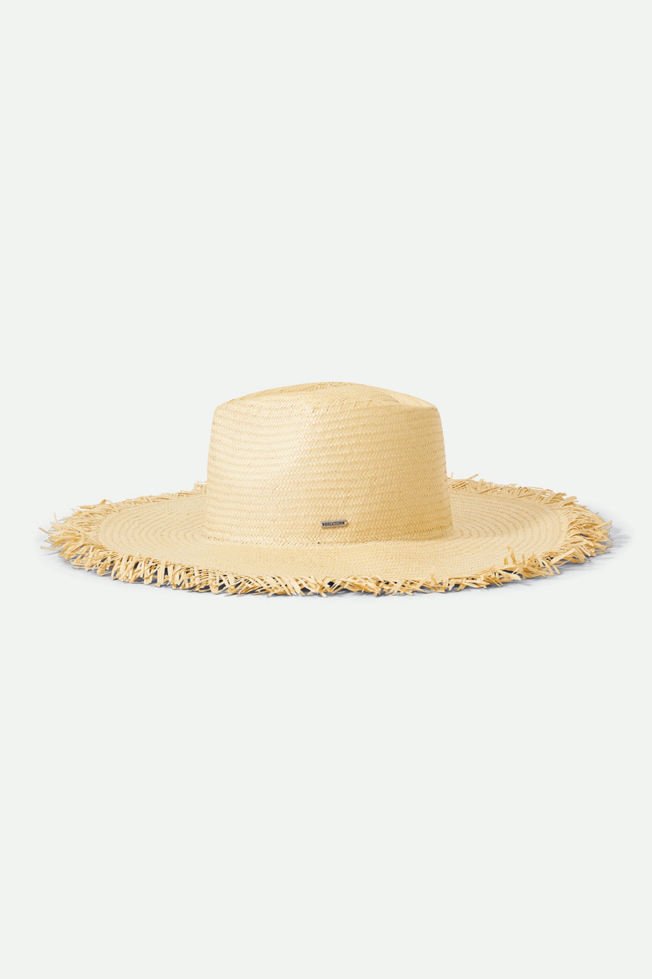 
       Brixton Jo Straw Frayed Fedora - Honey
     