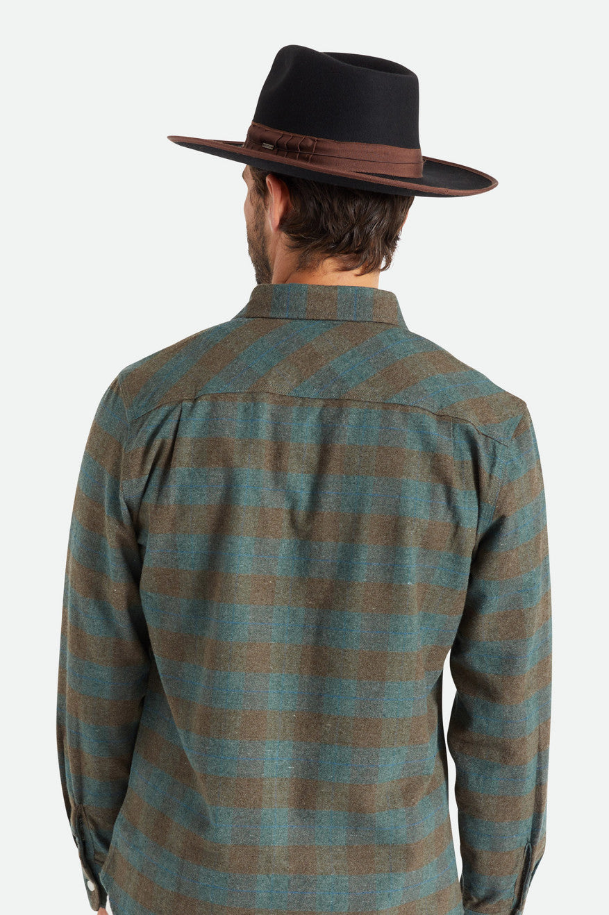 
       Brixton Reno Fedora - Black/Brown
     