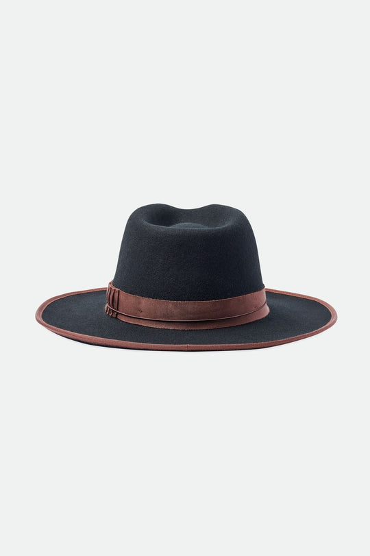 
       Brixton Reno Fedora - Black/Brown
     