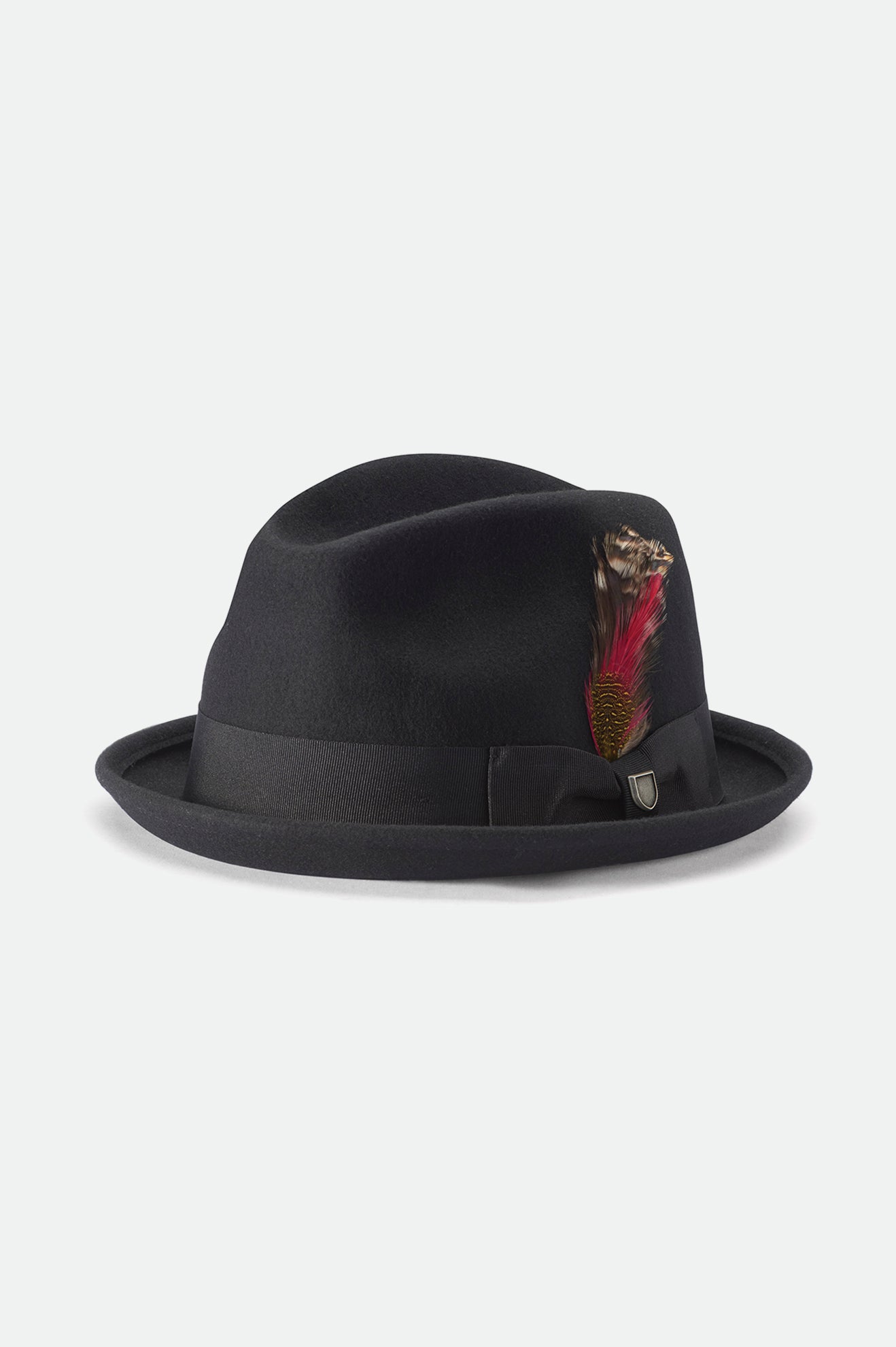 
       Unisex Gain Fedora - Black - Front Side
     