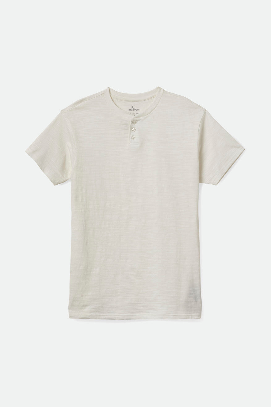 
       Brixton Basic Slub S/S Henley Tee - Off White
     