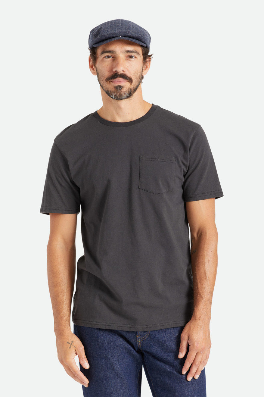 
       Brixton Premium Cotton S/S Pocket T-Shirt - Black
     