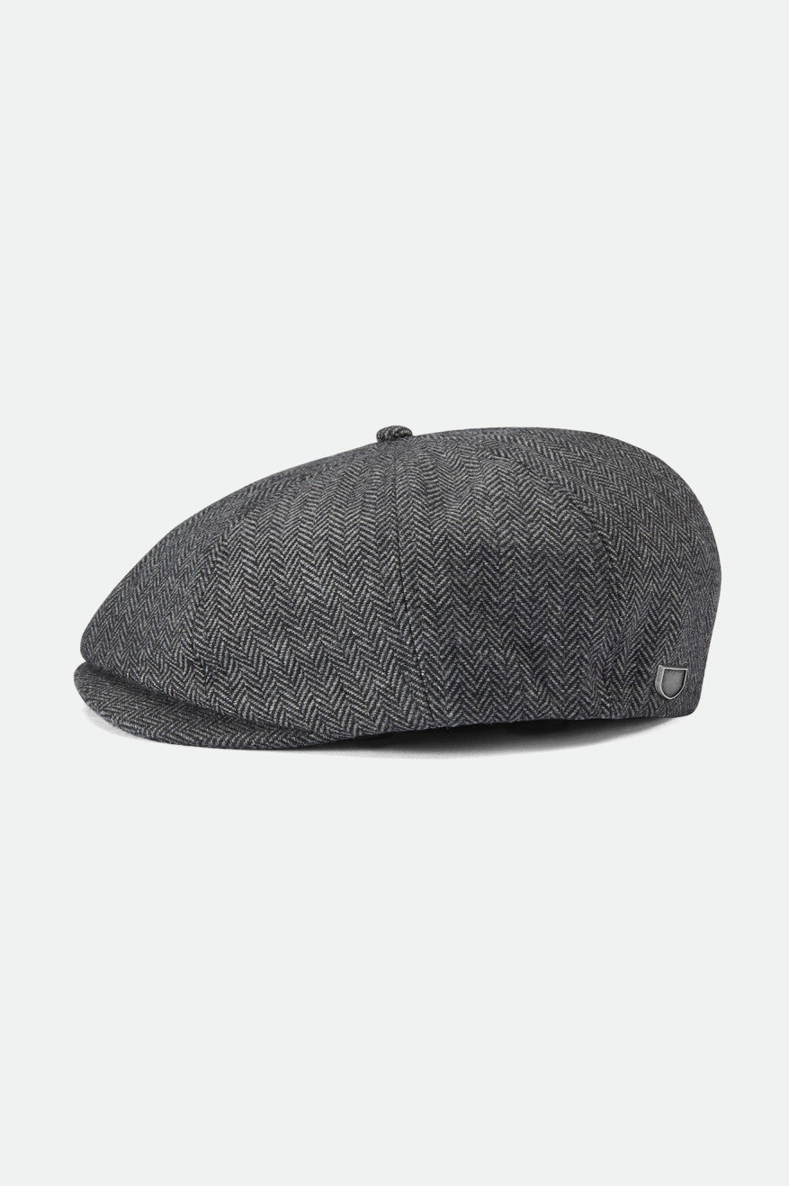 
       Brixton Unisex Brood Newsboy Cap - Grey/Black | Main
     