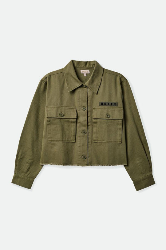 
       Brixton Private Overshirt - Olive Surplus
     