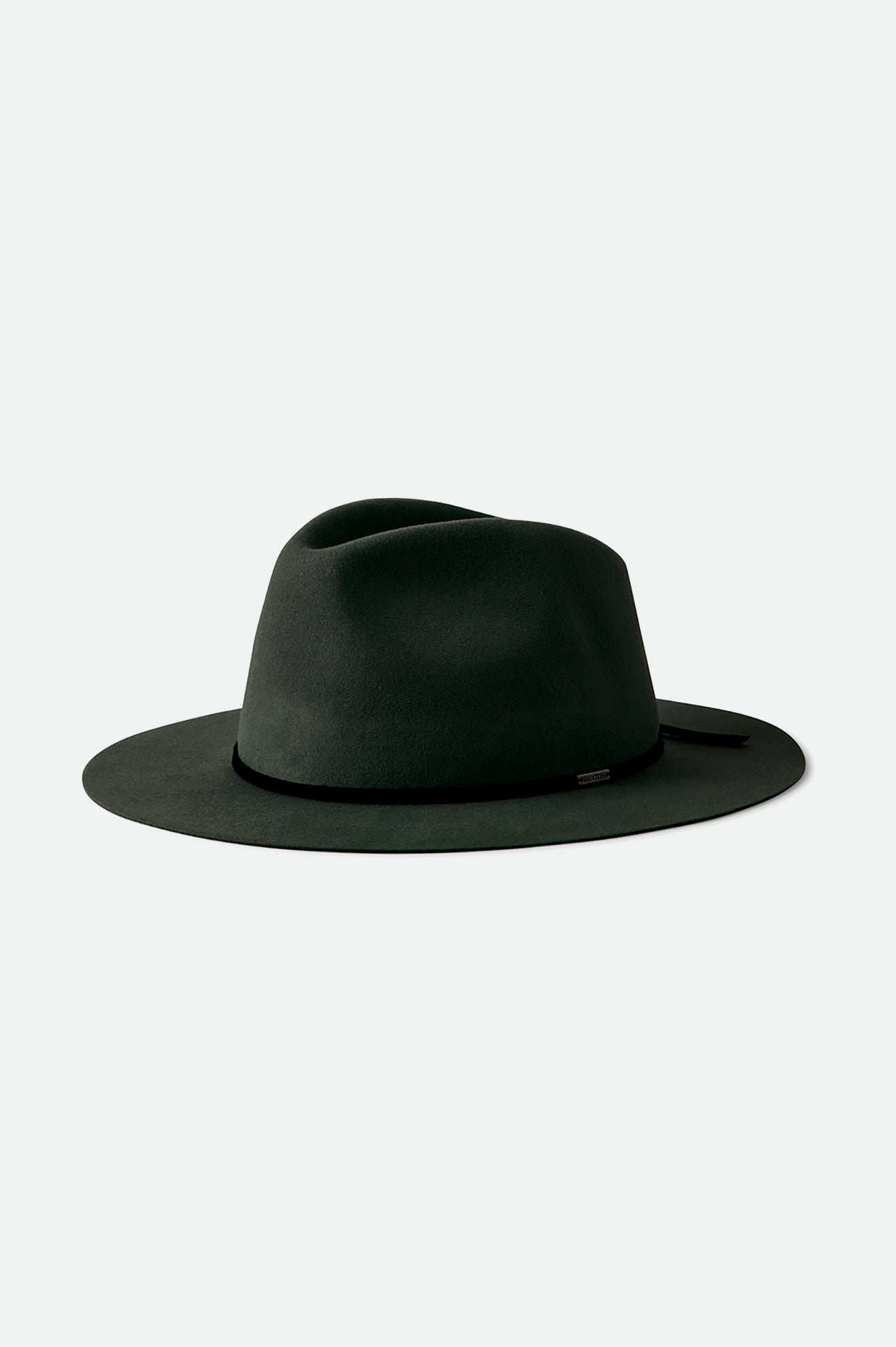 
       Unisex Wesley Packable Fedora - Washed Black - Front Side
     