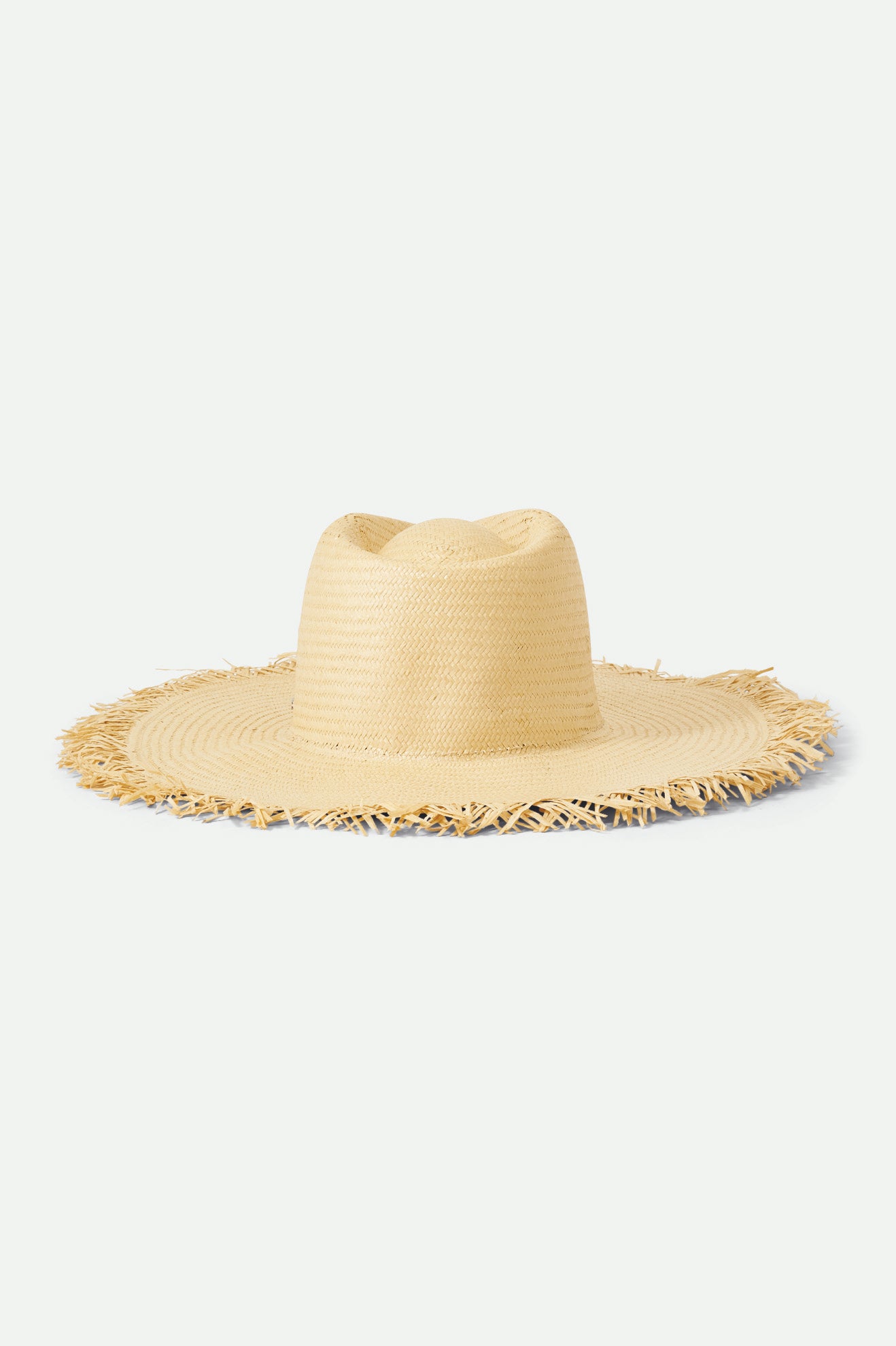 
       Brixton Jo Straw Frayed Fedora - Honey
     