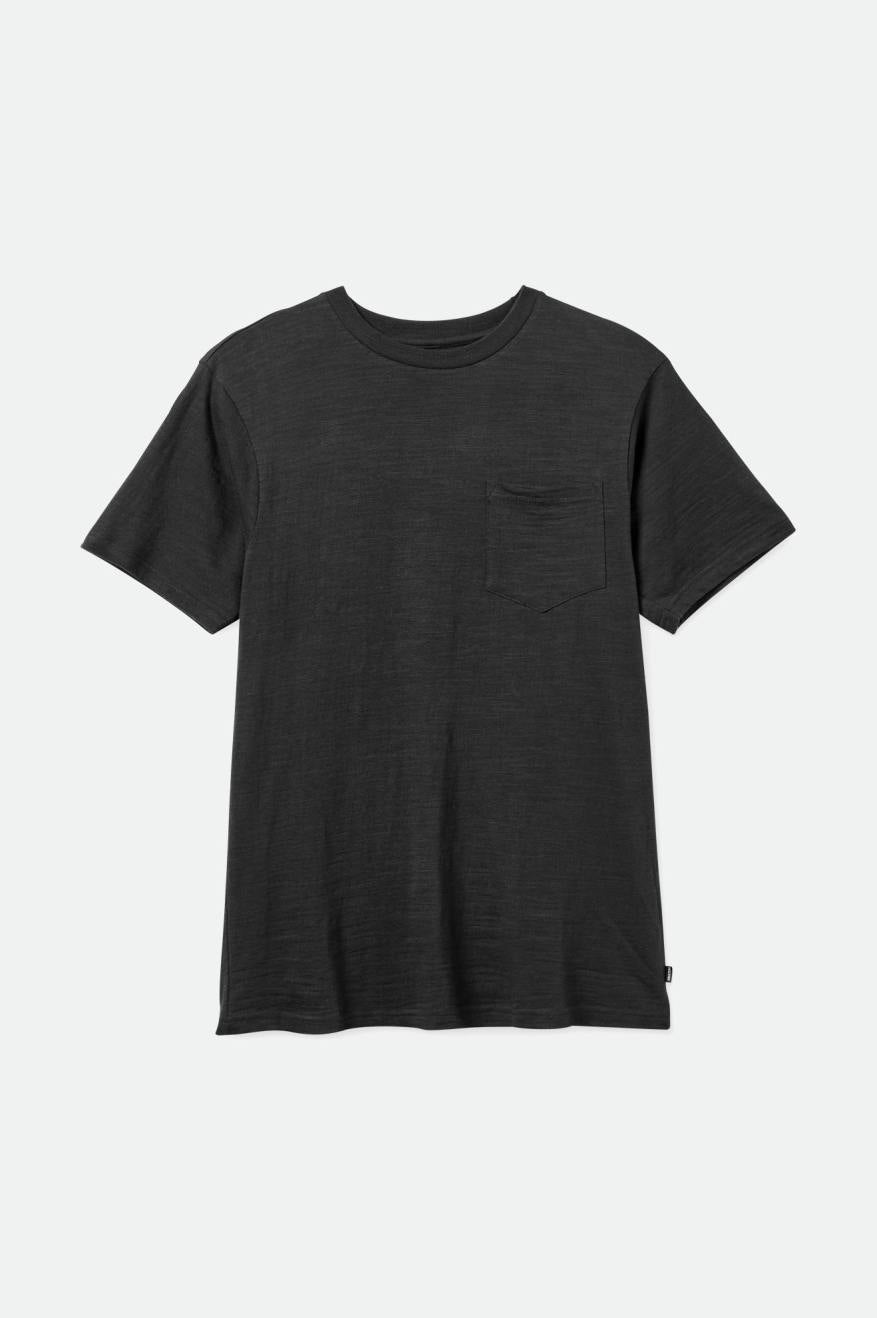 
       Brixton Basic Slub S/S Pocket Tee - Black
     