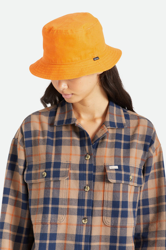 
       Brixton Abraham Reversible Bucket Hat - Burnt Orange
     