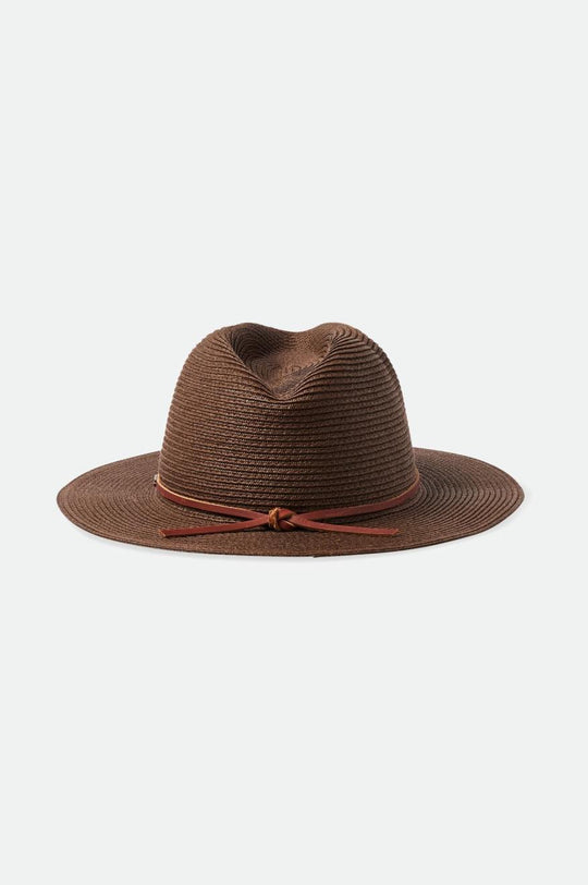 
       Brixton Wesley Straw Packable Fedora - Dark Earth
     