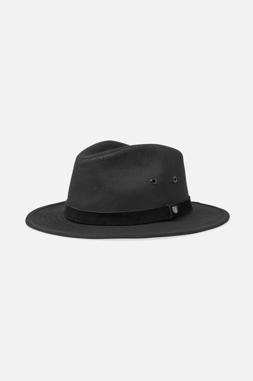 
       Brixton Messer Adventure Fedora - Black/Black
     