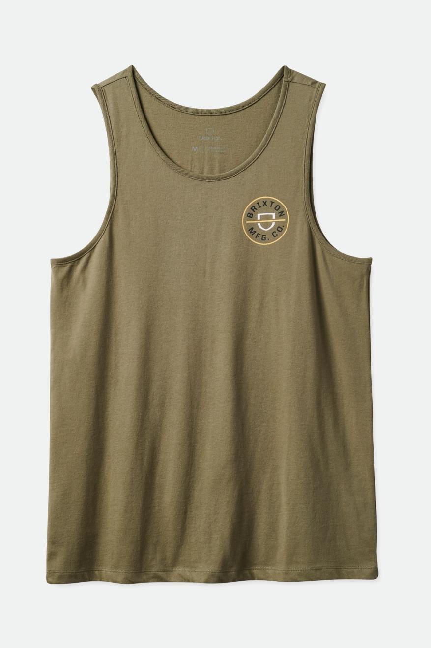 
       Brixton Crest Tank Top - Olive Surplus
     