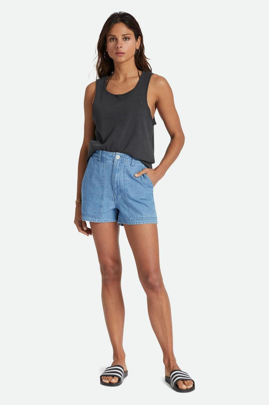 
       Brixton Vancouver Short - Faded Indigo
     