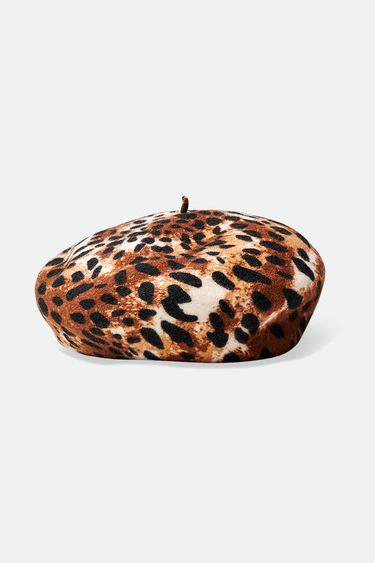 
       Women&#39;s Audrey Beret - Leopard - Additional Laydown 1
     