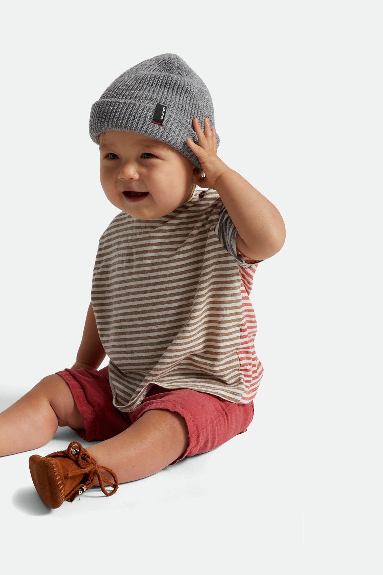 
       Brixton Baby Heist Beanie - Light Heather Grey
     