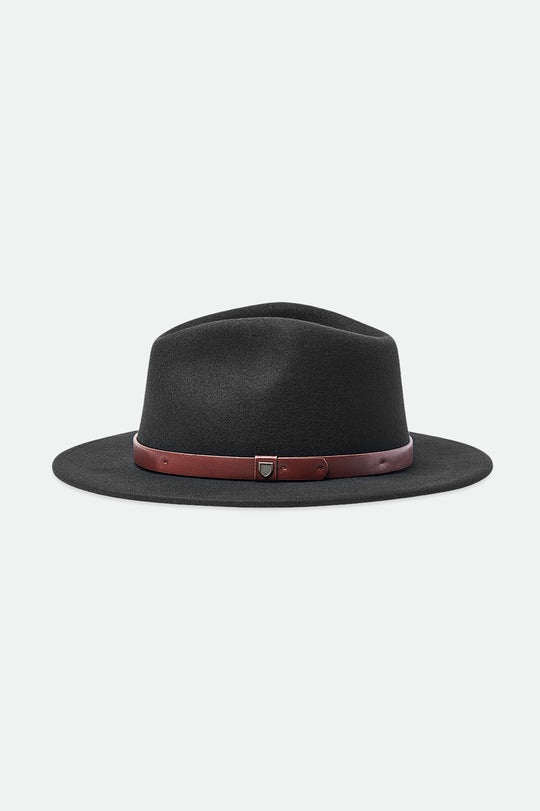 
       Brixton Messer Fedora - Black
     