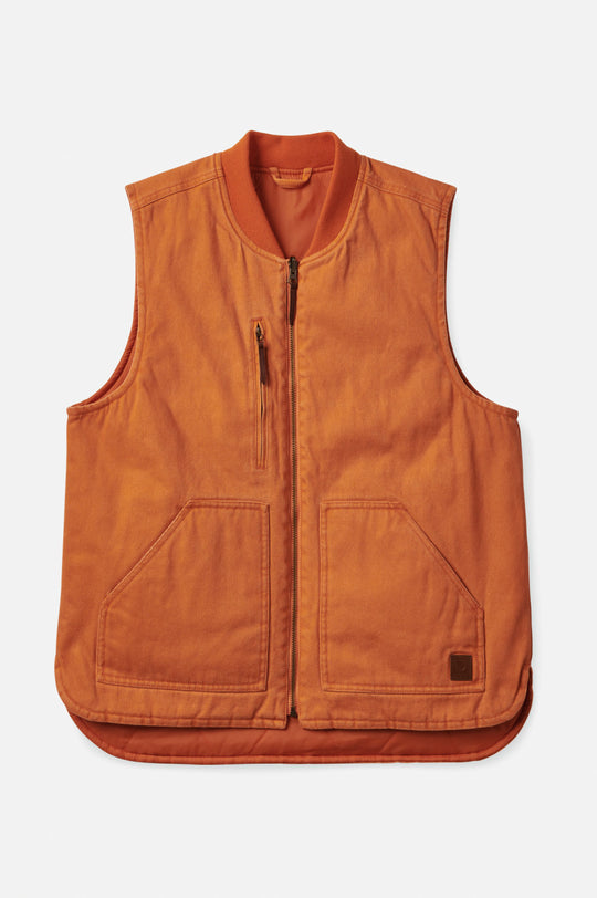 
       Brixton Abraham Reversible Vest - Burnt Orange
     