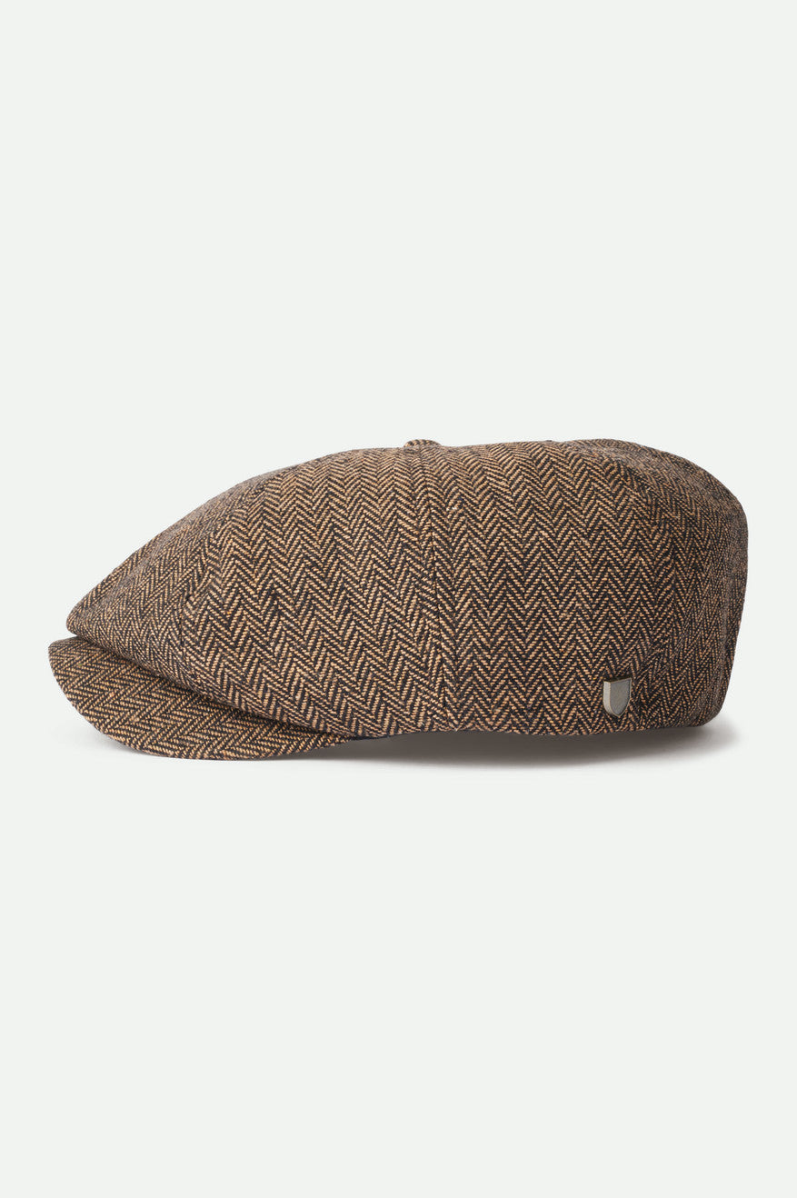 
       Brixton Brood Newsboy Cap - Brown/Khaki
     