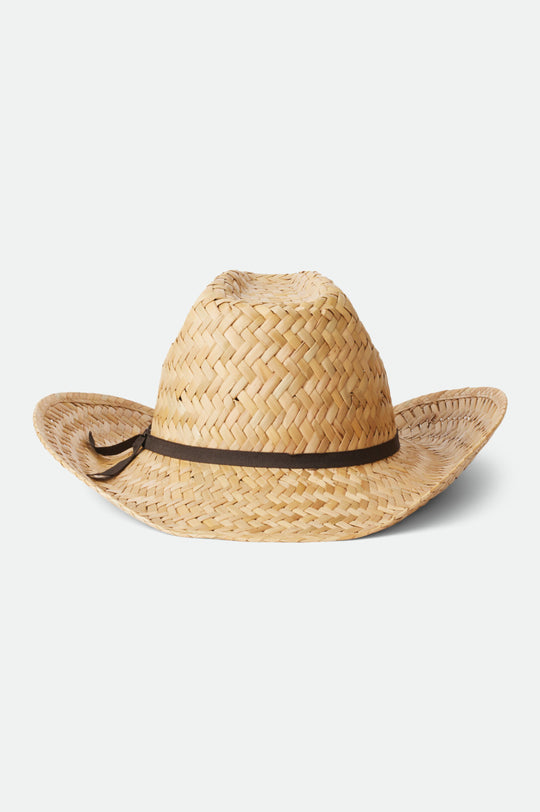 
       Brixton Houston Straw Cowboy Hat - Natural
     